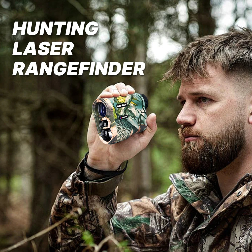 Nohawk Hunting Rangefinder 1000M Multifunctional Range Finder with USB-C Charging Monoculars Telescope for Hunting and Golfing