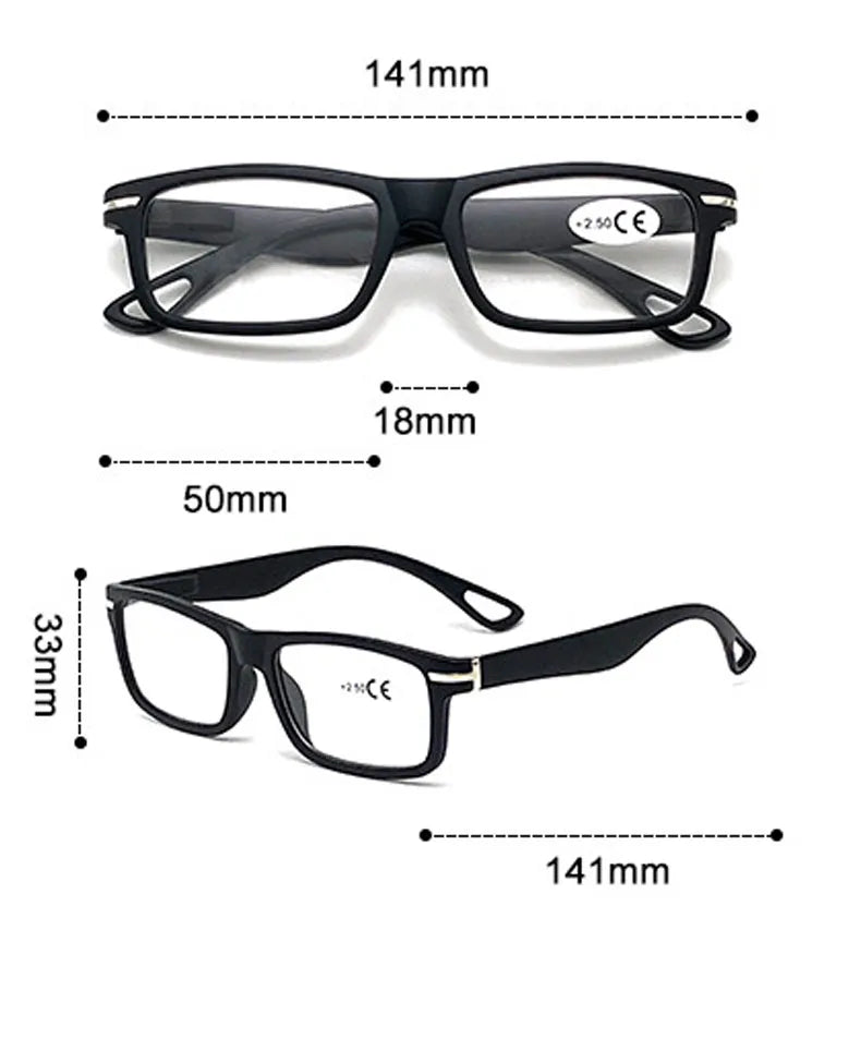 Reading Glasses For Men And Women High Definition Fashion Square Simple New Reading Glasses TY616