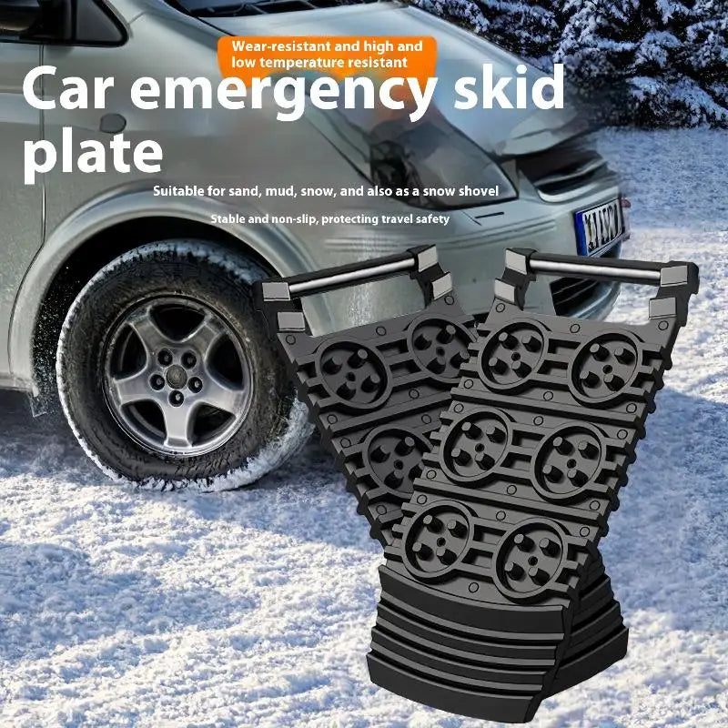 Car Tire Emergency Anti-skid Board Recovery Tracks Traction Mat Board Snow Chain Shovel Ramps Pad Off Road Accessories
