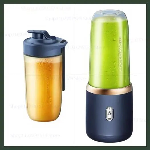 Double Cup Multifunction Portable Blender USB Personal Mini Juicer Cup 400ml Household Milkshake Juice Maker Electric Juicer