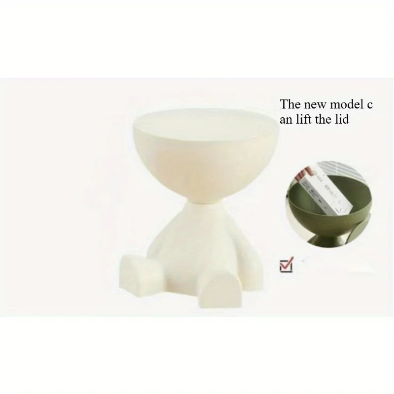 Creative Light Luxury Cartoon Sofa Edge Table Creative Flat Head Coffee Table Small Household Coffee Table Furniture Side Table