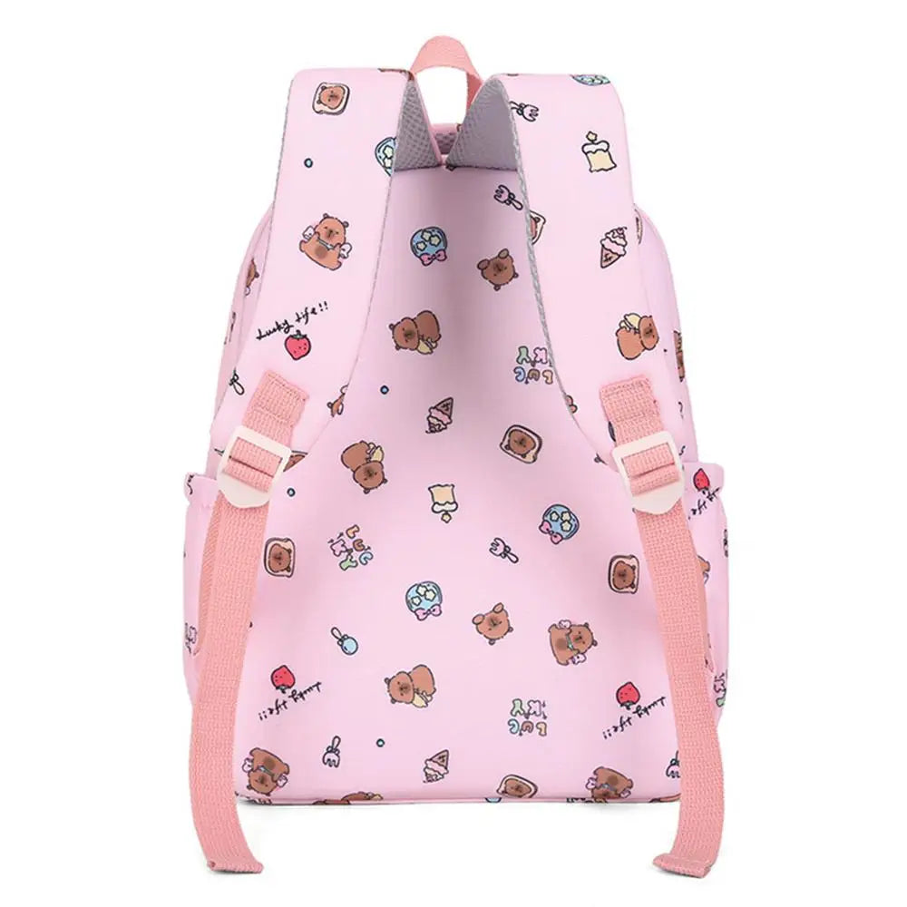 Cartoon Animal School Bags Primary Schoolbag  School Backpack Set Kids Daily Travel Backpack For Kids Children Students School