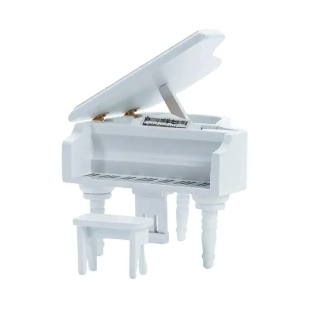 Playing House Dollhouse Musical Instruments 1/12 Doll Piano Craft Wood Multicolor Miniature Pianoforte Doll Accessories