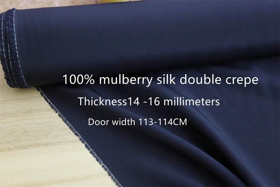 Pure silk shirt clothing fabric wide silk crepe silk fabric crepe dress special offer100% pure silk crepe 25 color selection
