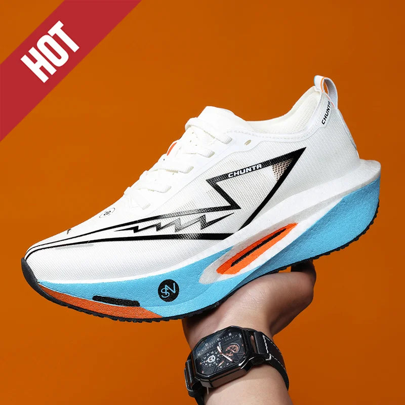 NEW Running Shoes Carbon Board Marathon Men Sports Breathable Lightweight Women's Comfortable Athletic Nonskid Sneakers Casual