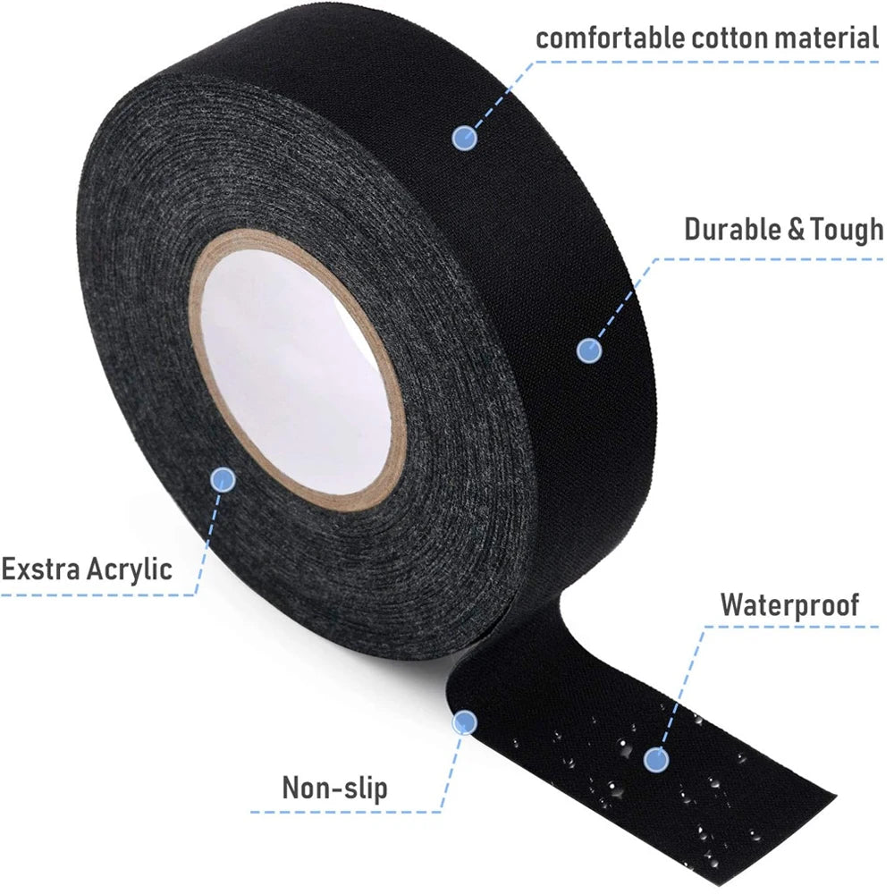 6/8 Rolls Hockey Tape, Strong Adhesive Goon Tape, Multipurpose Cloth Tape 2.5cm X 25m Each Roll, Hockey Stick Tape for Sports