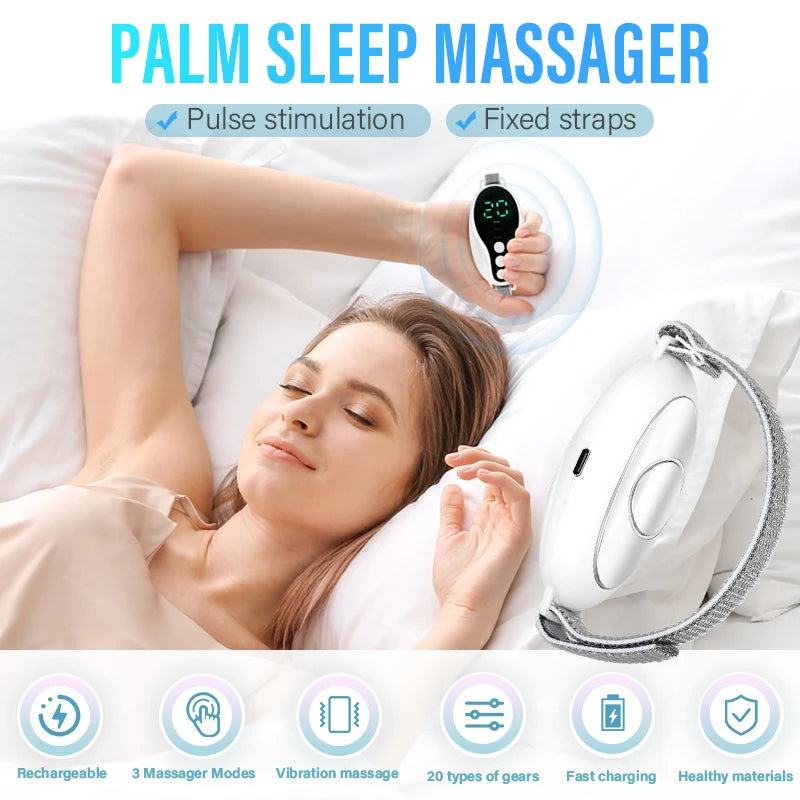 Handheld Sleep Aid Device Relieve Insomnia Instrument Help Sleep Night Anxiety Therapy Relaxatio Pressure Relief Sleep Device
