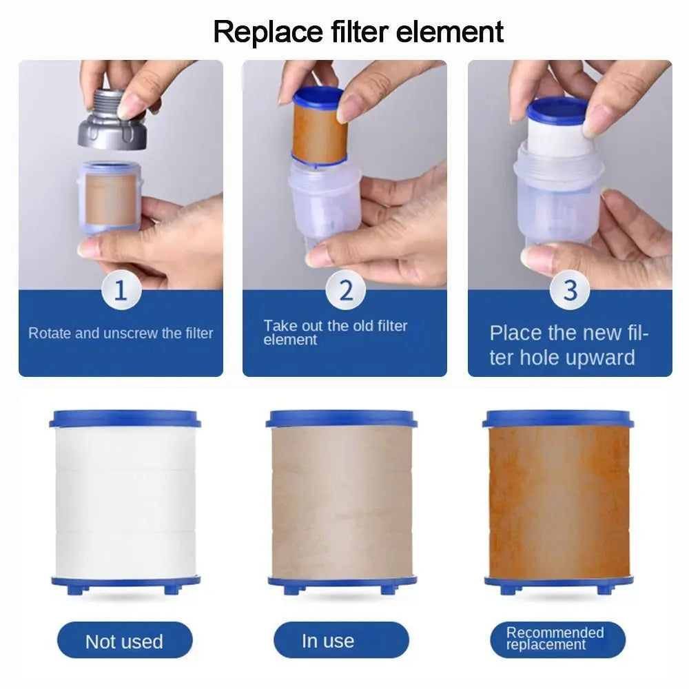 Universal Water Purifier Faucet Filter Household Kitchen Bathroom Shower Head Tap Purification Water Purifier Chlorine Removal