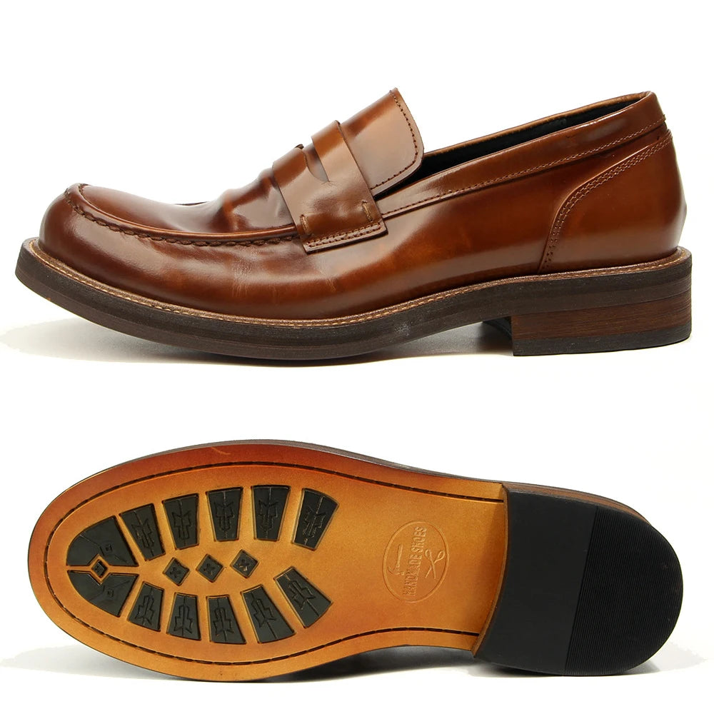 Genuine leather Men's formal shoes Business leather Shoes cowhide handmade Men dress shoes high-end luxury Wedding shoes loafers