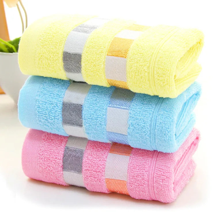 Cotton Bamboo Fiber Bath Face Towels Set Bathroom Super Soft Breathable Bamboo Hand Towel Home Bathroom Washcloth for Adults
