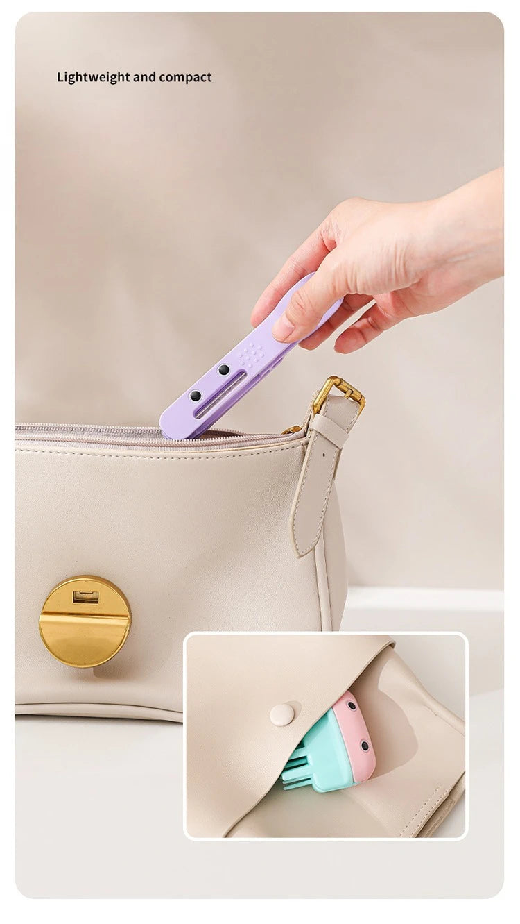 Hair Bangs Cutting Trimmer Razor Blade Comb Home Hairdresser Makeup Tools For Thinning Bangs Long Beauty Hair Cut Accessories