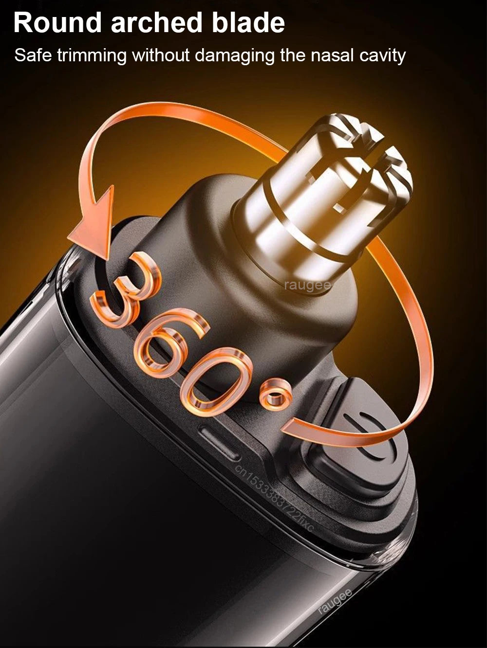 Nose Hair Trimmer for Men Portable Mini Nose Hair Remover USB Rechargeable Trimmer for Nose and Ears Electric Nose Hair Cutter