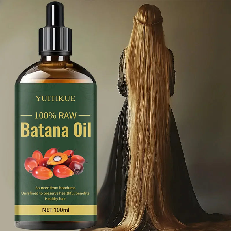 YUITIKUE 100% Raw Batana Oil | Sourced From Honduras, Unrefined For Healthy Hair Natural Care 100ml