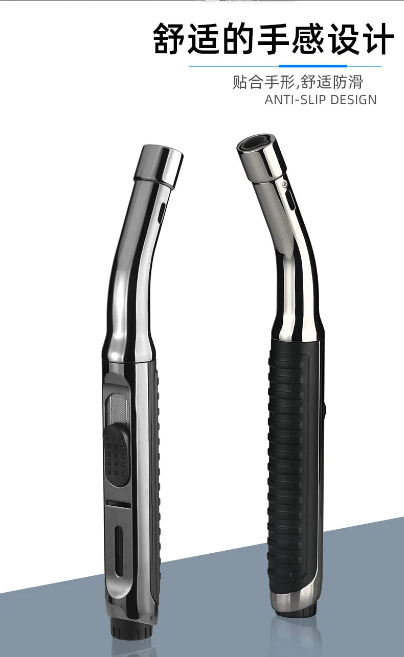 Jet Windproof Lighter Gas Spray Gun Cigar Lighter Outdoor Barbecue Kitchen Ignition Welding Turbo Lighter High Temperature