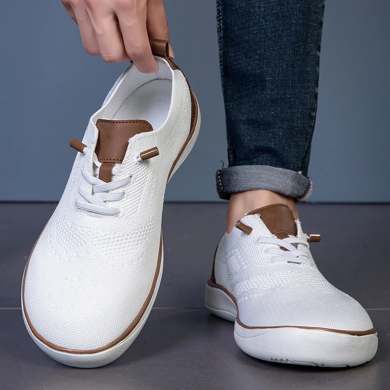 Men's wide shoes, large size casual shoes, suitable for people with fat feet wide feet, soft and light walking shoes