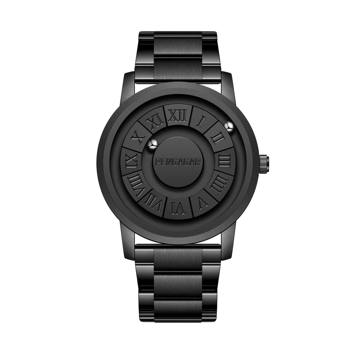 2025 New Men's Watches Top Luxury Quartz Watch For Men Creative Scrolling Pointer Magnetic Force Wrist Clock Relogio Masculino