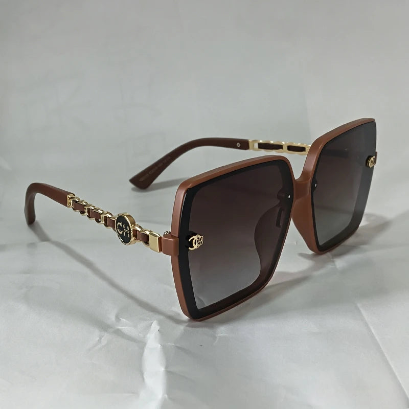 Fashion New Shades Sunglasses for Women Polarized Large Frame Square Retro Sun Glasses Gradient Ladies Sunglass for Men UV400