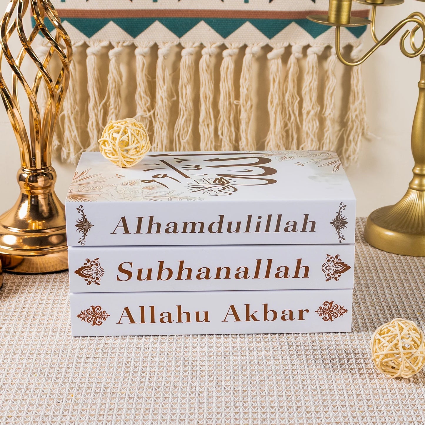 Islamic Serie Fake Book Decoration Coffee Table Decoration Living Room Fashion Prop Books Home Decoration Model Room Accessories
