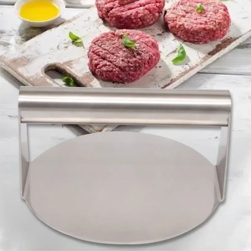 Meat Press Mold Stainless Steel Smash Burger Press With Handle Circular Hamburger Pressing Tool Kitchen Accessories Household