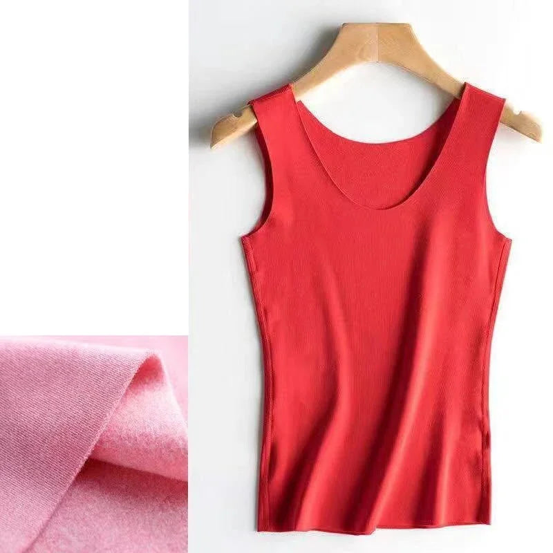 Thermal Underwear Vest Thermo Lingerie Woman Winter Inner Wear Comfortable Warm Top Inner Wear Thermo Shirt Ladies Undershirt