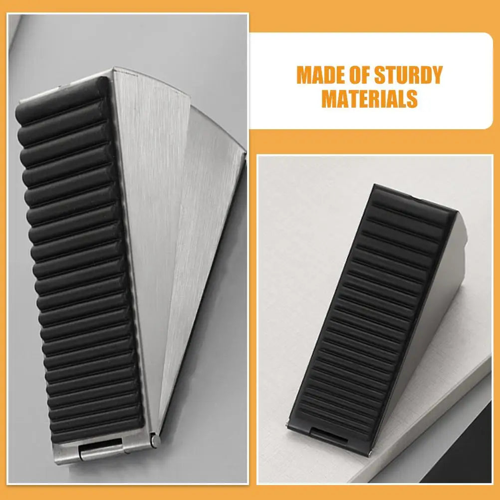 Heavy Duty Wedge Door Stop Anti Wind For Garage Steel Doors Sliding Stoppers Security Keep Open Door Holder Door Blocker Door