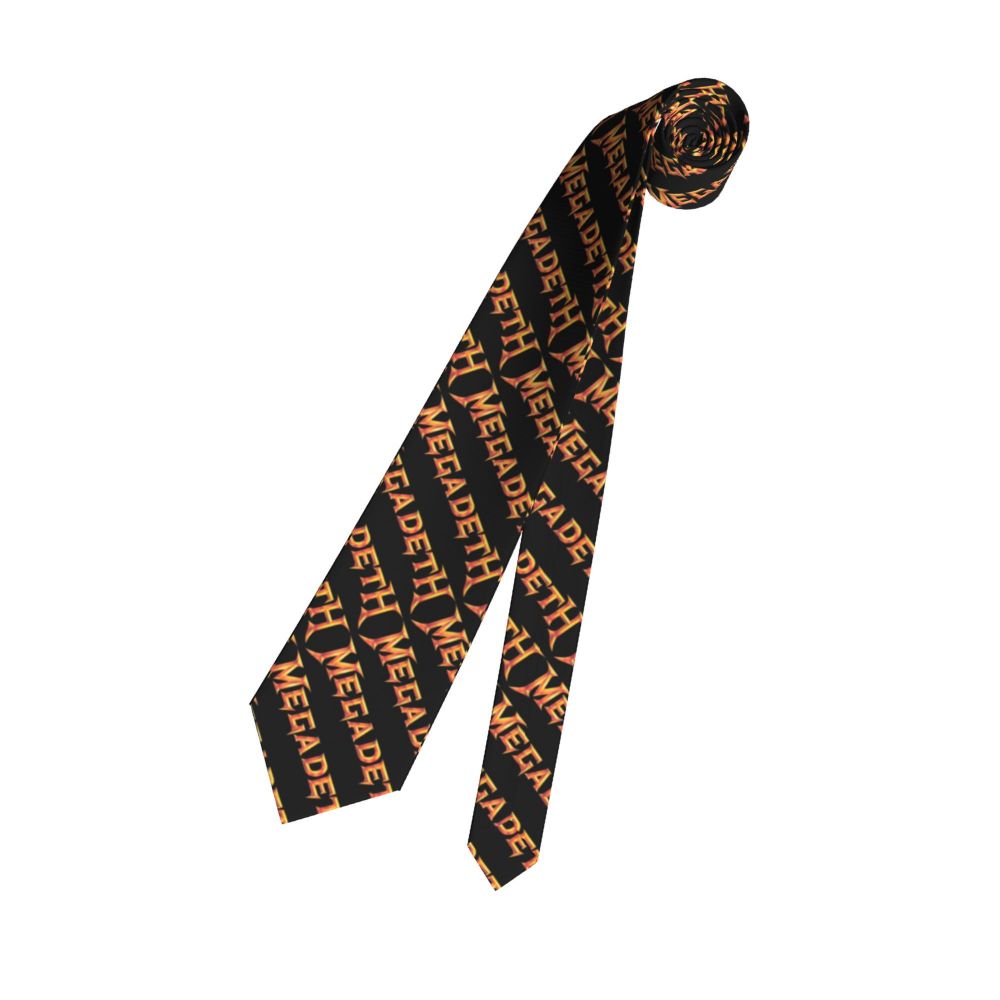 Slipknots Neckties Men's Customized Silk Heavy Metal Rock Music Gift Neck Tie for Office