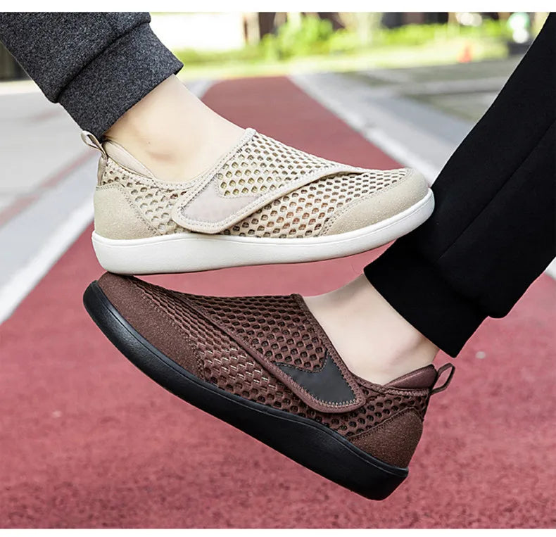 New Casual Orthopedics Wide Feet Swollen Shoes Thumb Eversion Adjusting Sneakers Comfortable Couple Diabetic Shoes Walking Shoes