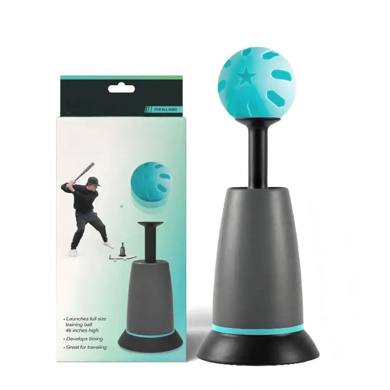 Baseball Batting Hitting Trainer Heavy Stable Base Solo Training Aid for Beginner Players Skill Practice Home Backyard Use