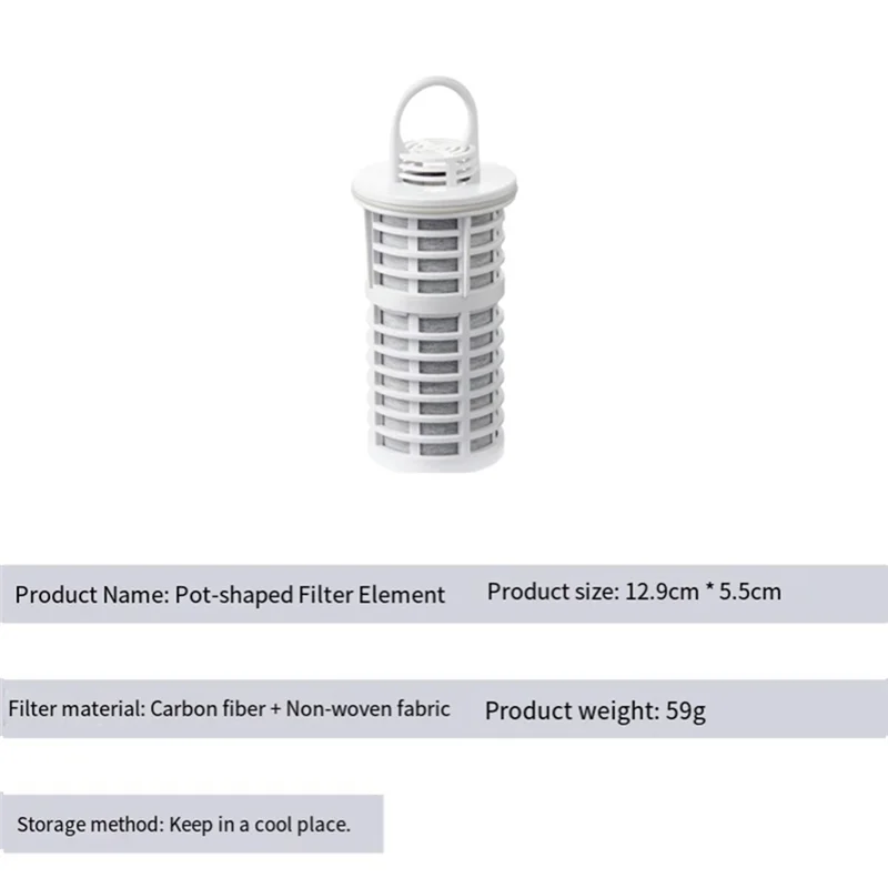 B64B- Water Filter Jug, High-Efficiency Kitchen Purification System, Reduces Chlorine, Metals & Sediments