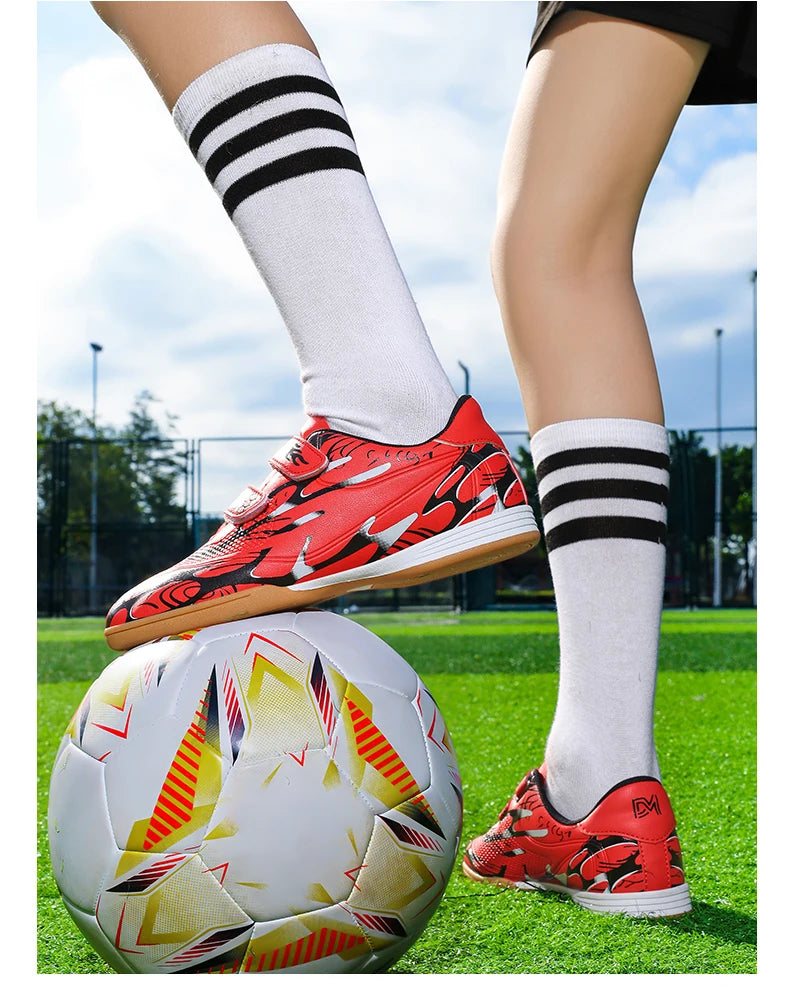 Kids Soccer Shoes School Football Boots Professional Cleats Grass Training Sport Footwear Boys Outdoor Futsal Soocer Boots 28-38