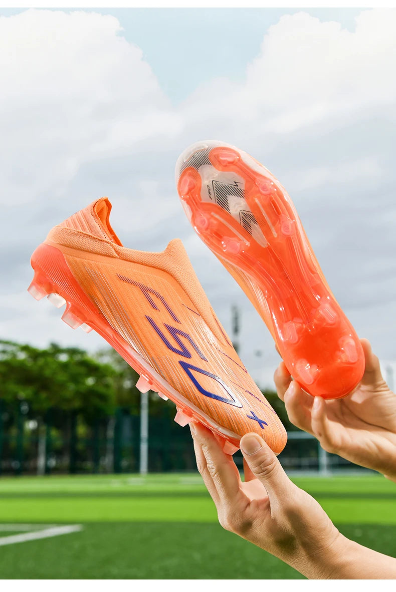 New Men's Football Boots Turf Comfortable Soccer Shoes Sport Ultralight Fg Grass Cleats Futsal Non Slip Indoor Adult Non-Slip