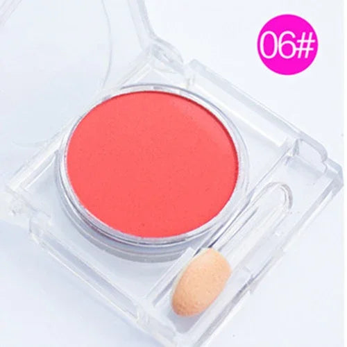 Monochrome blush Matte Natural Cheek Color Brightening Face Waterproof Facial Contouring Makeup Blush Powder Soft Makeup