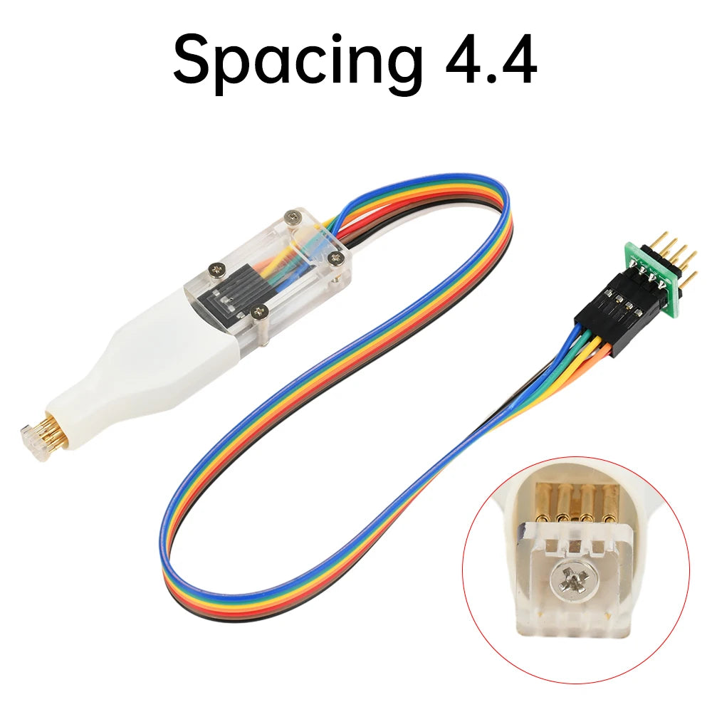 1Pcs SOP8/WSON8/QDFN8 Chip Download Burn Read Write Probe Spring Needle Flash Chip Burner With Cable Spacing 4.4/5.8/6.5/8.5