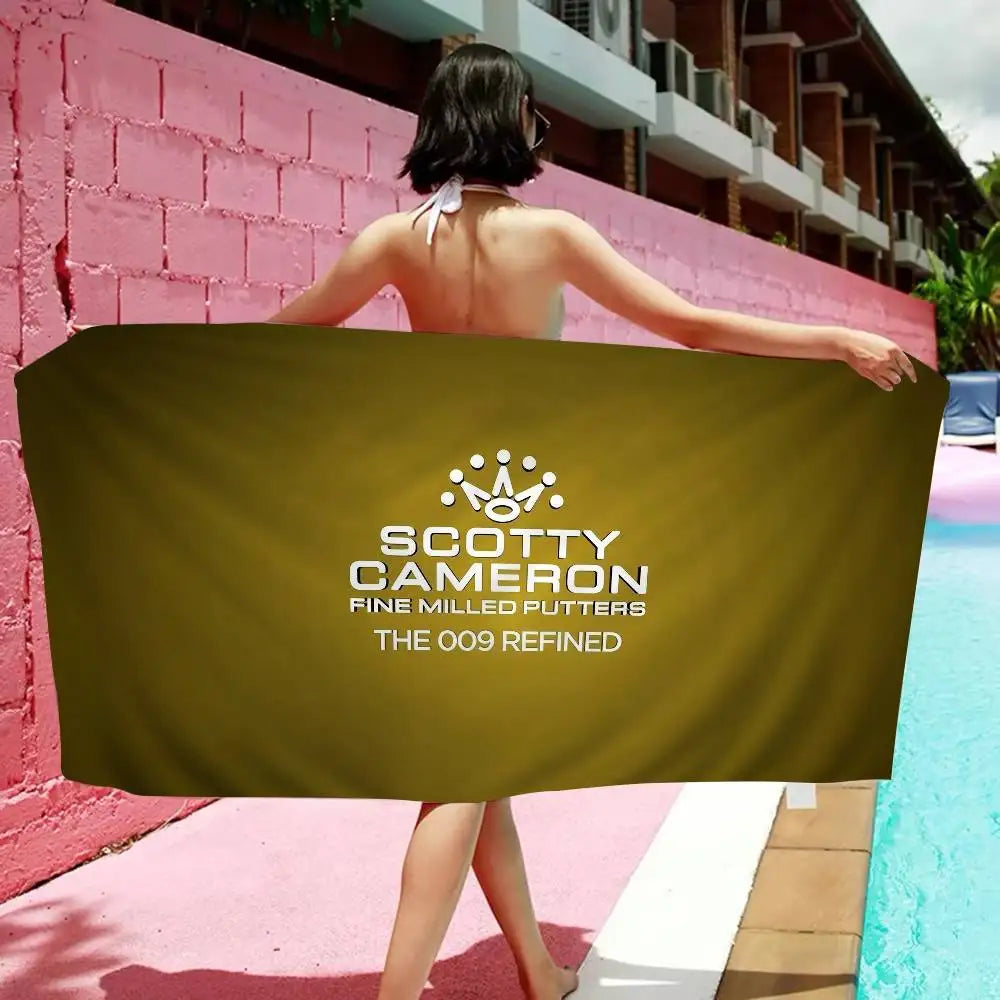 S-Scotty C-Camerons Bath Towel Microfiber Soft Water Absorbing Breathable For Girl Kids Decorative Cartoon Beach Towel