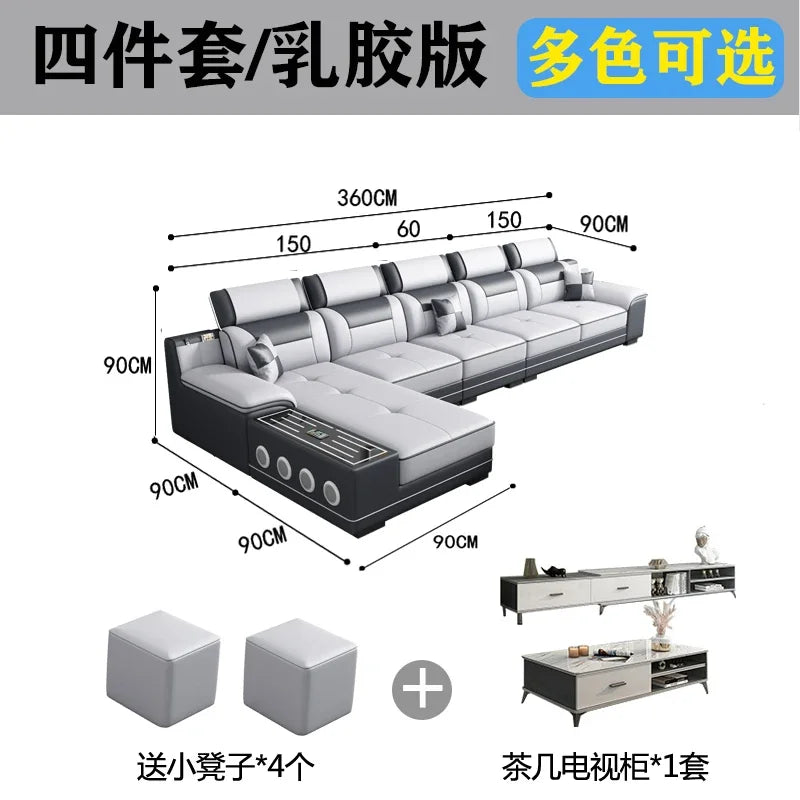 Seater Modern Sofa Ajustable Luxury Sectional Multifunctional Reclining Sofa Cushion Lazy Meubles De Maison Salon Furnitures