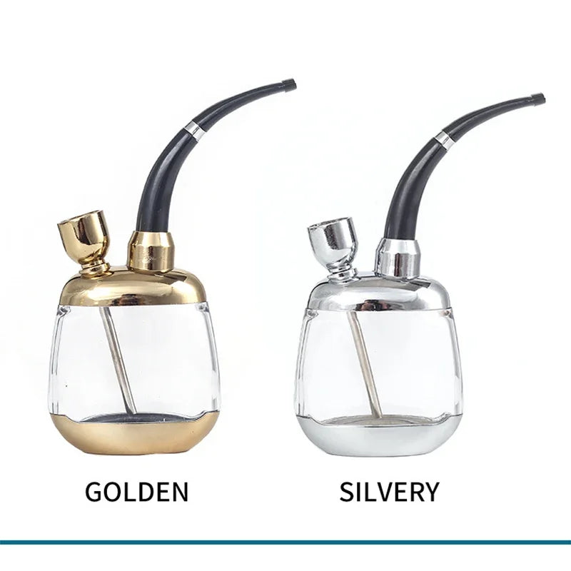 Healthy Smoking Pipes Portable Glass Hookah ShiSha Tobacco Water Filter Smoking Accessories