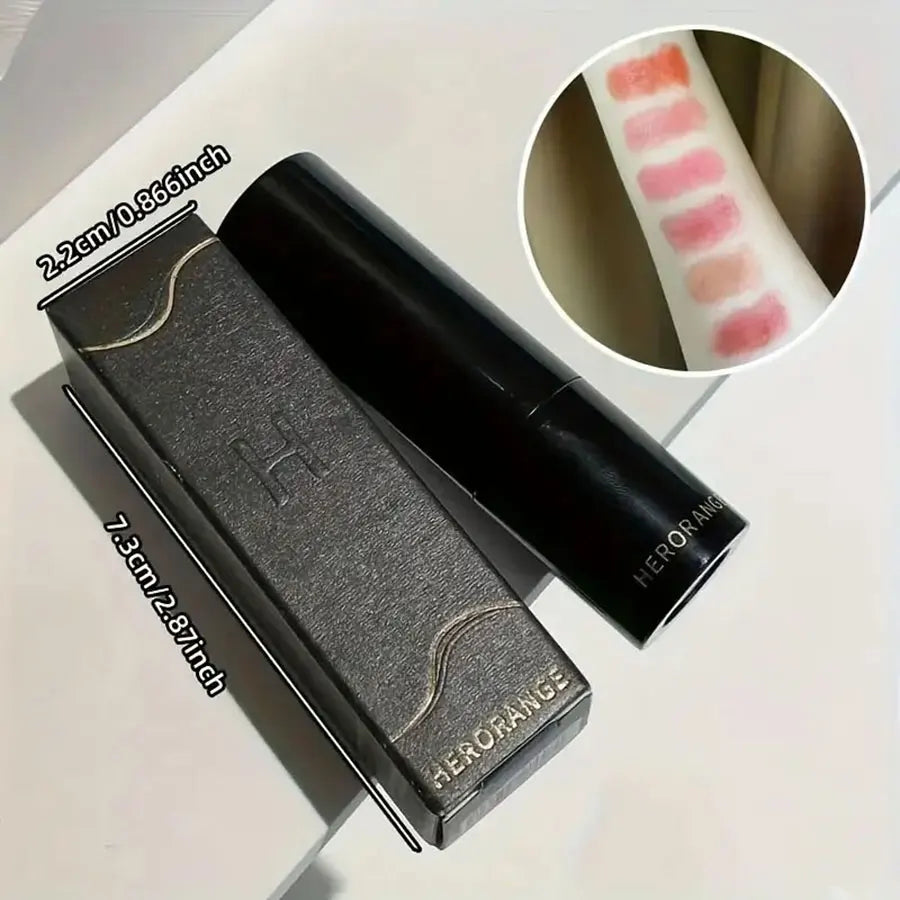 Lipstick red brown lipstick waterproof moisturizing mirror lipstick lip gloss natural long-lasting makeup Valentine's Day gift