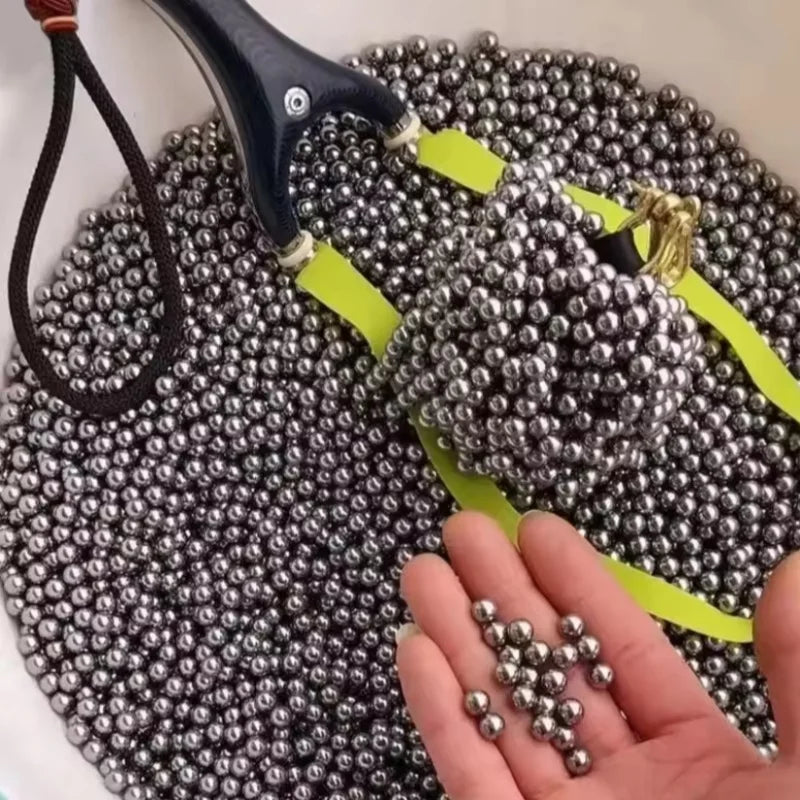 50/200pcs/Lot 6mm 6.35mm 8mm Steel Balls Hunting High-carbon Steel Slingshot Balls Catapult Slingshot Hitting Steel Ball