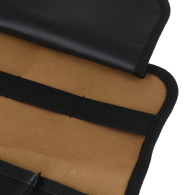 Pouch Bag for Tools; Made from Oxford Cloth; Convenient Roll-Up Design; Fits Wrench, Spanner, Hammer and More