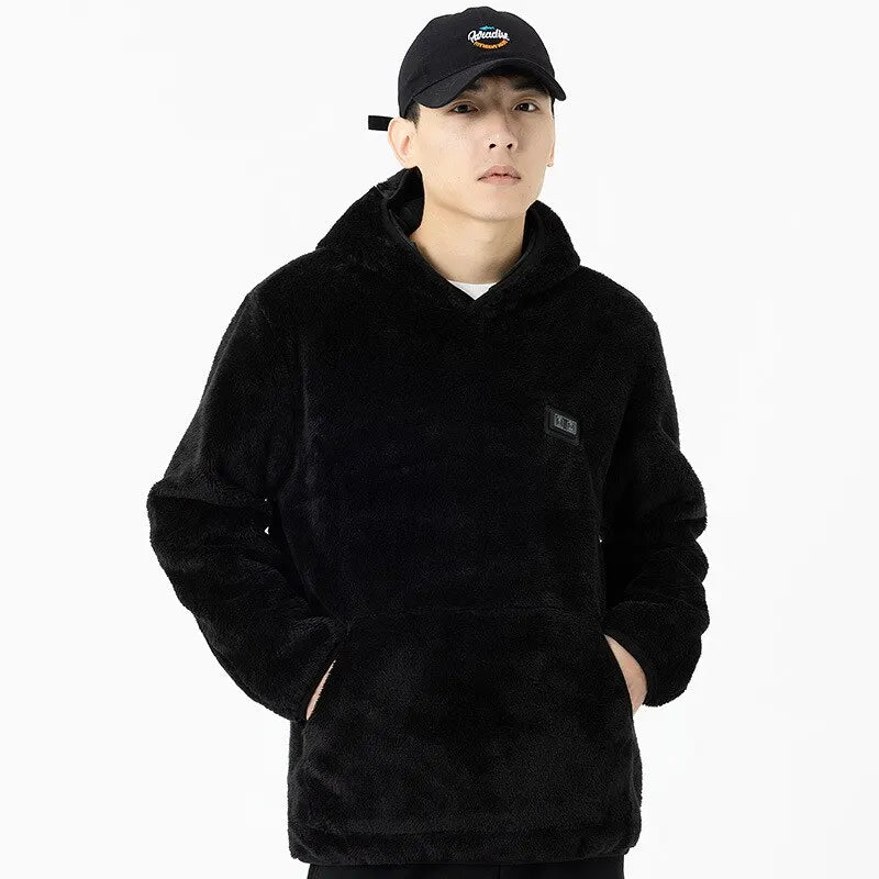 USB Infrared 9 Heating Areas Hoodies Sweater Winter Electric Heated Sweater Waistcoat For Sports Hiking Oversized M-6XL