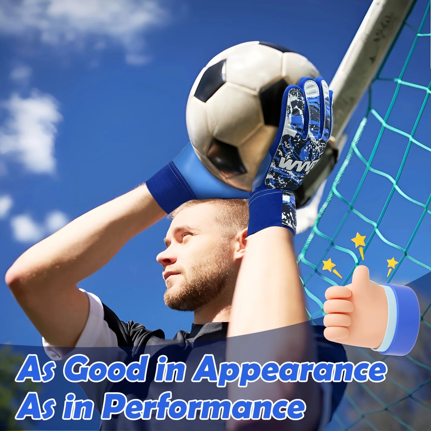 Goal keeper gloves without finger protection, goalkeeper gloves with colorful style, football gloves with strong grip and no sli