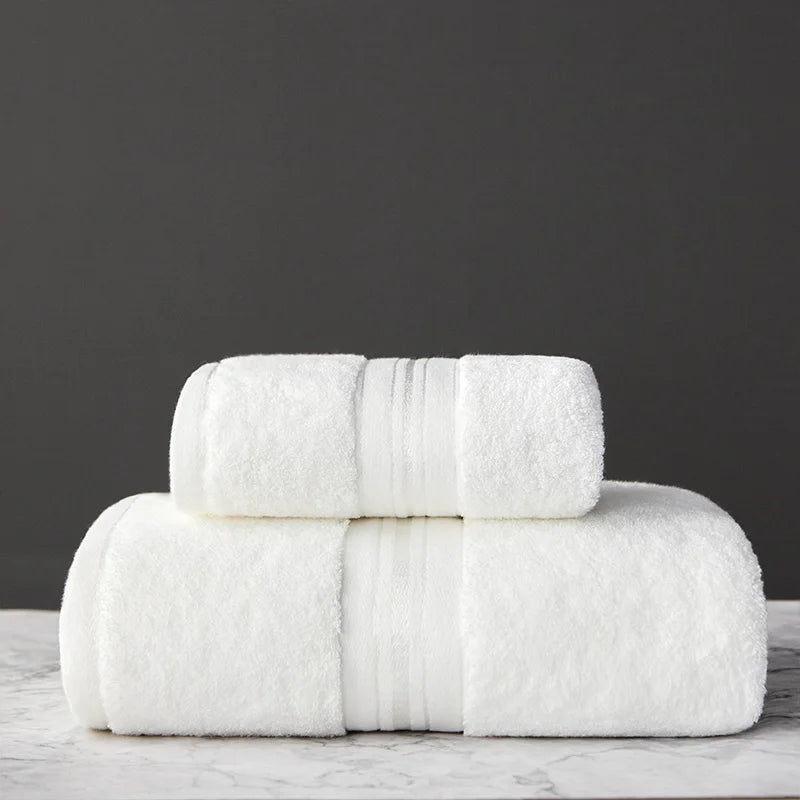 Egyptian Cotton Bath Towels Towels Combed Face Towels Set or Individually Suitable for Sports Travel Home Hotel and Bathroom Use