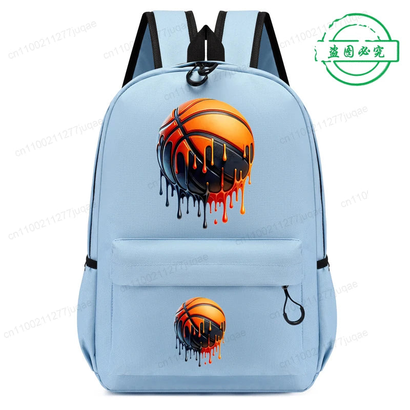 Basketball Printed Children School Bag Fashion Boy Girl Backpack Kids Kindergarten School Backpacks Cute Cartoon Bookbag Bags
