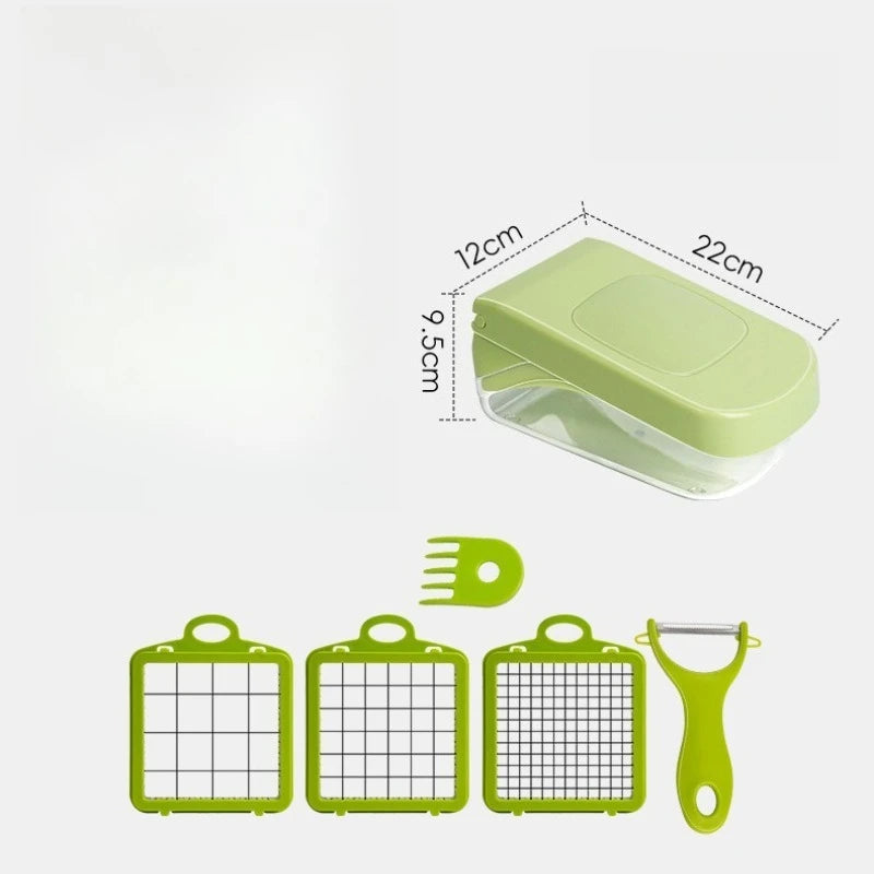 Vegetable cutting artifact Multifunctional grater Potato slicer Shredder Onion dicer Vegetable cutter