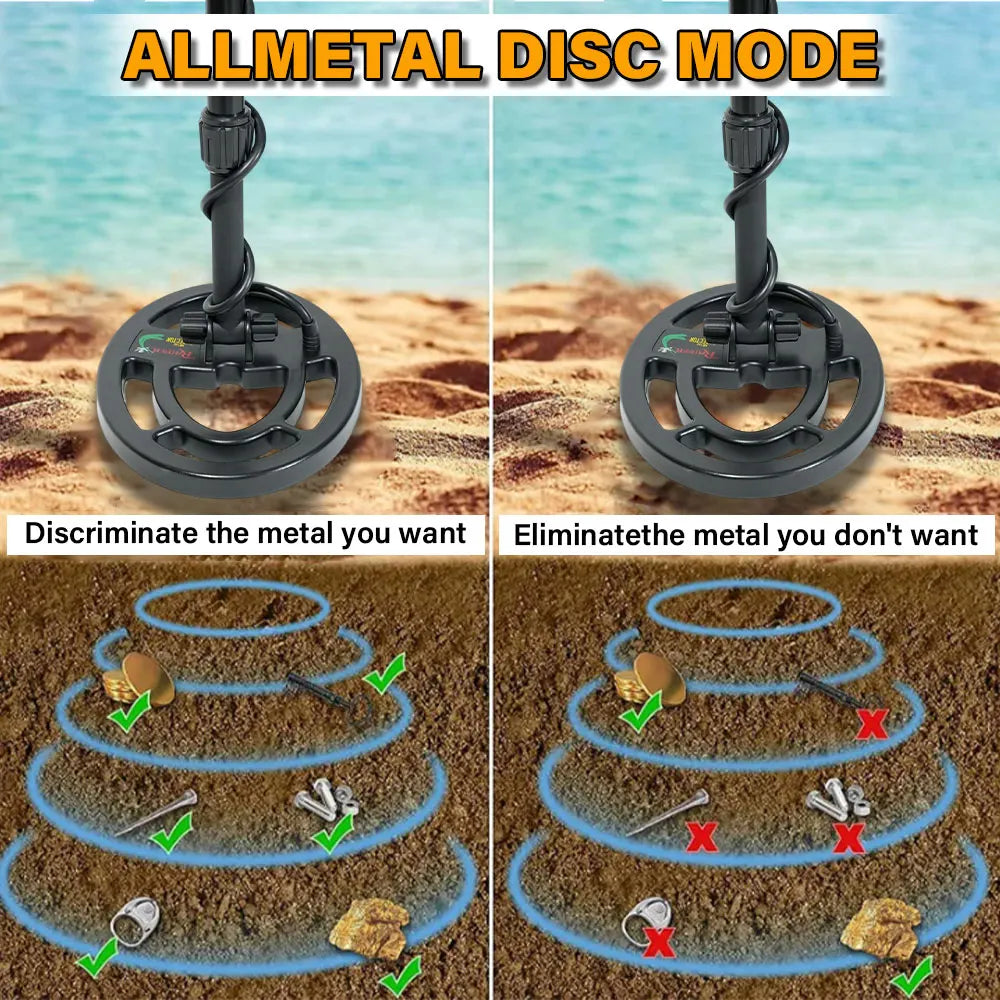 (Battery-free)MD6250 Professional Metal detector Underground Metal detector Hunter detects metals with high performance