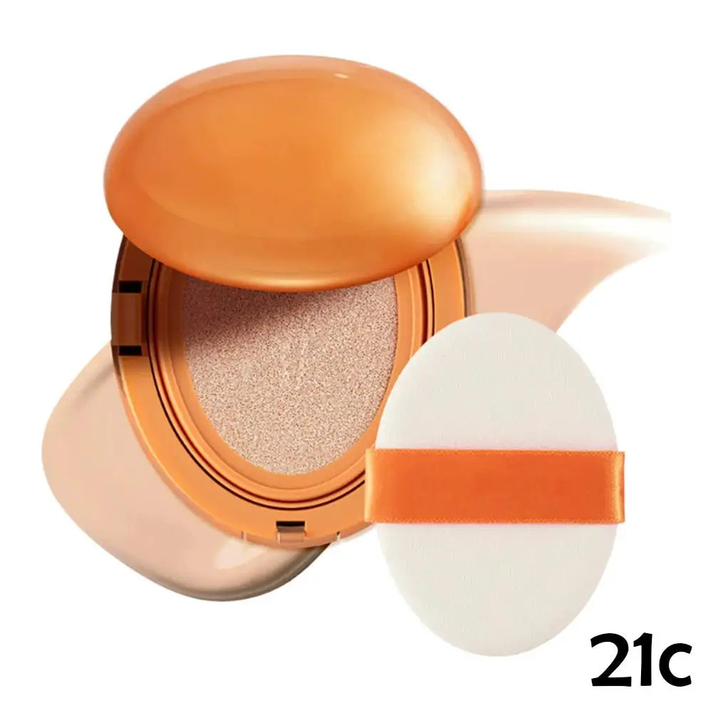 BARVENA Oil Control Air Cushion Regulates Sebum Secretion Conceals Imperfections High Coverage Yet Natural Look For All Day Wear
