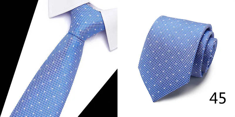 Hot Sale Necktie Man 7.5 cm Silk Tie Solid Color Gravatas Suit Accessories Fit Wedding Holiday Party