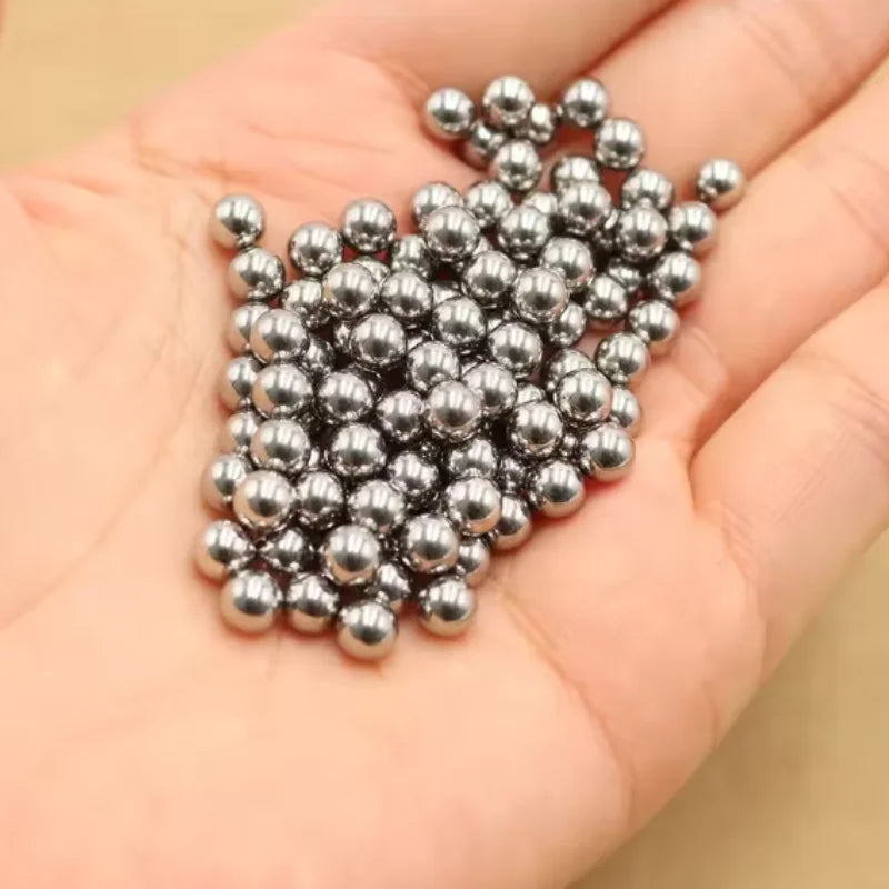 100pcs/200pcs/Slingshot Hunting Bow and Arrow Steel Ball 6.35mm High Carbon Steel Slingshot Ball for Shooting Hunting