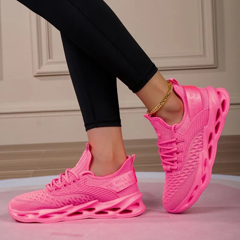 YRZL Women Sport Shoes Running Sneakers Breathable Comfortable Trainers High Quality Shoes Men Lightweight Sneakers for Women