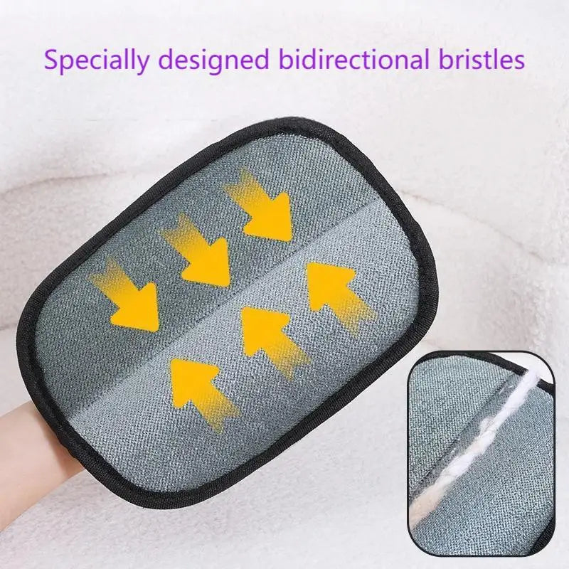 Pet Hair Removal Tool Reusable Static Removal Gloves, Double-Sided Grooming Gloves for Pets, Removes Pet Fur Hair for Carpets
